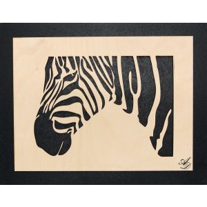 Zebra Wandbild