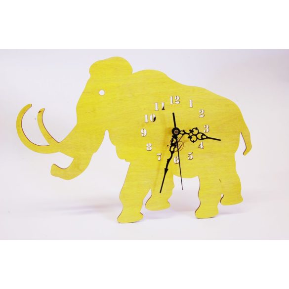 ++ Laser Cut yellow sun Dinos sweep clock watch, free postage ++