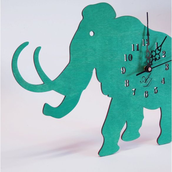 ++ Laser Cut turquoise Dinos sweep clock watch, free postage ++